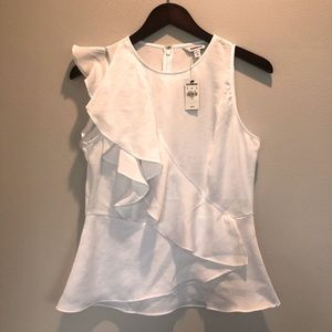 ⭐️NWT Express Peplum Ruffle Tank Top